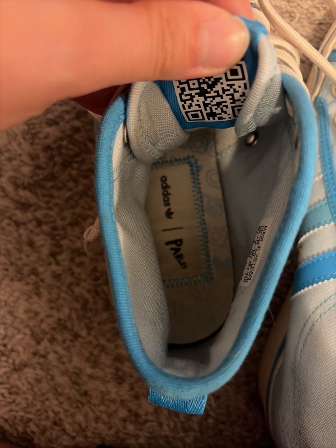 adidas Nizza Platform Mid Almost Blue/Pantone/Chalk White Sneakers 8