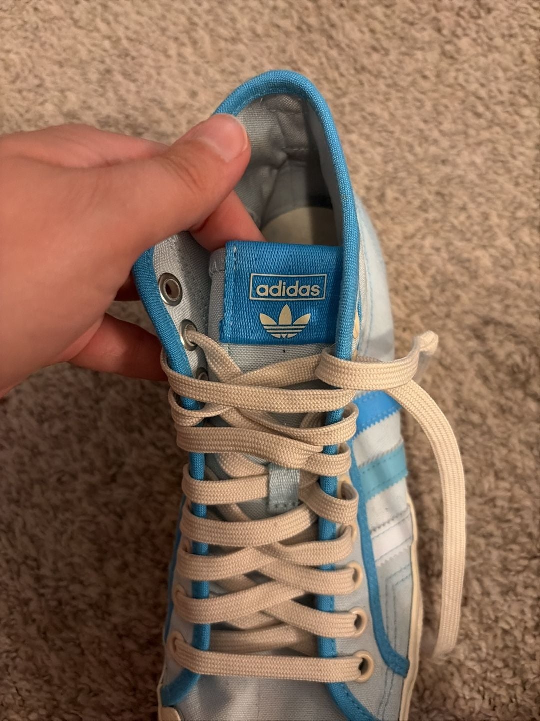 adidas Nizza Platform Mid Almost Blue/Pantone/Chalk White Sneakers 10