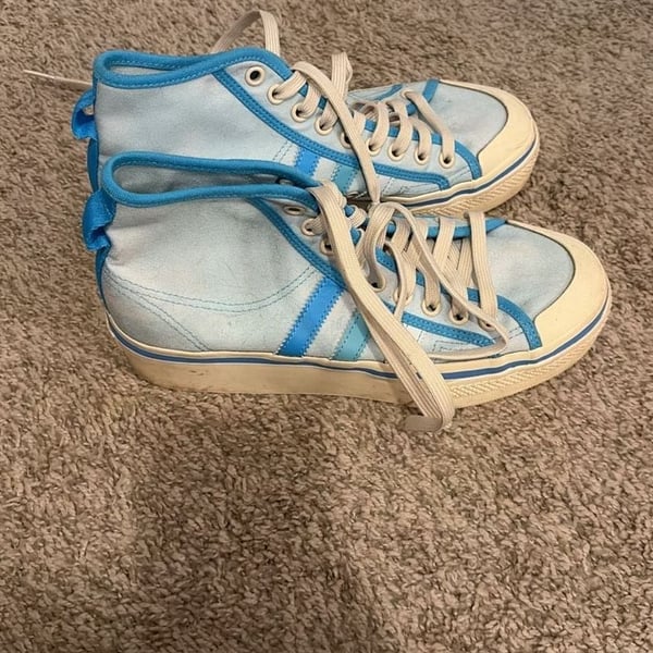adidas Nizza Platform Mid Almost Blue/Pantone/Chalk White Sneakers