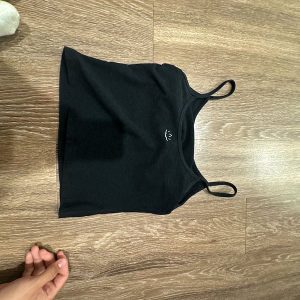 Beyond Yoga Black Spacedye Cami Tank Top
