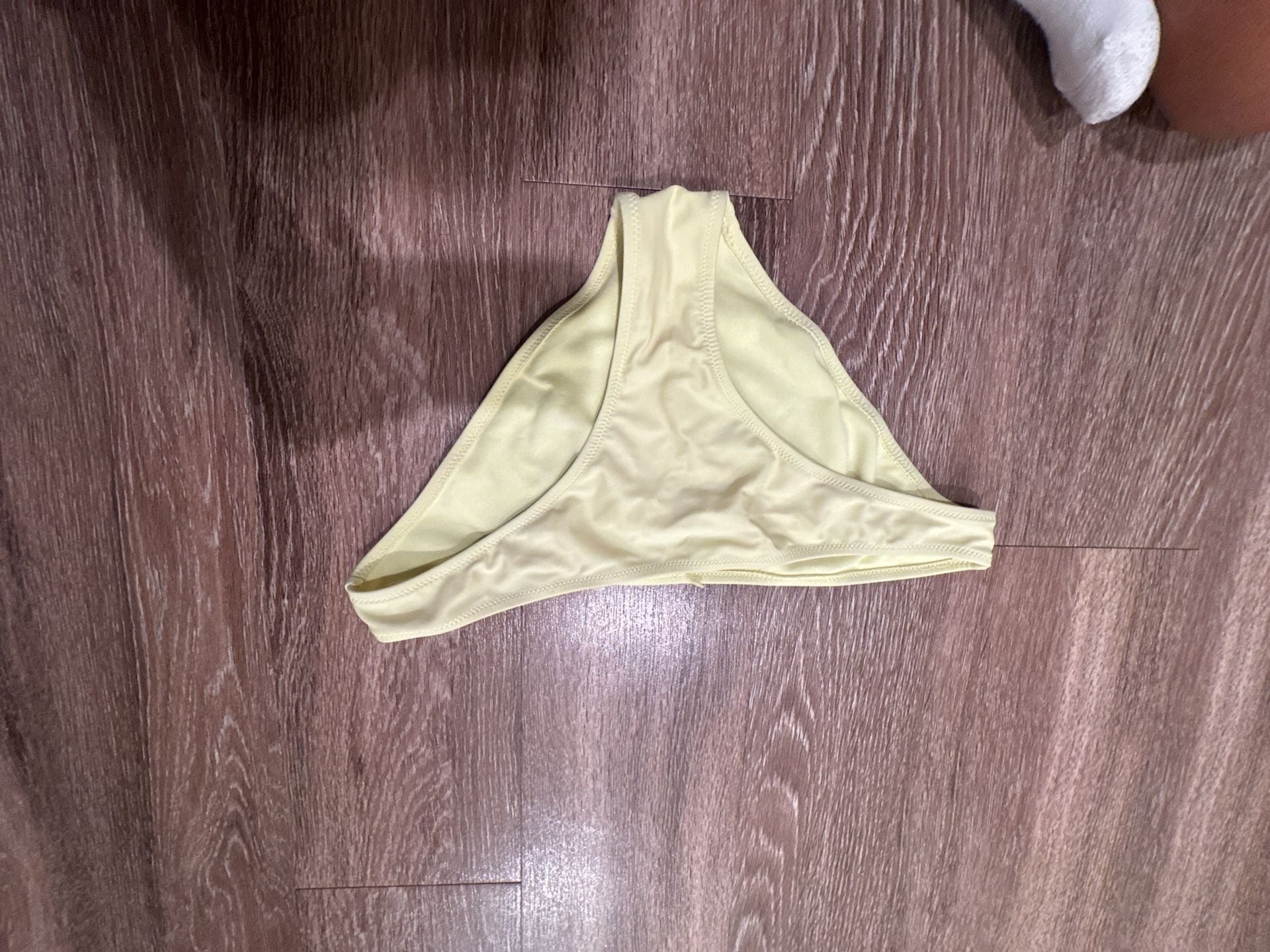 Heat Women's Yellow Bikini Bottoms Size Large 3