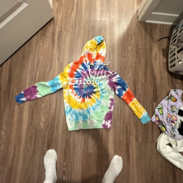Peloton x Spiritual Gangster Pride Collection Rainbow Tie Dye Pullover Hoodie