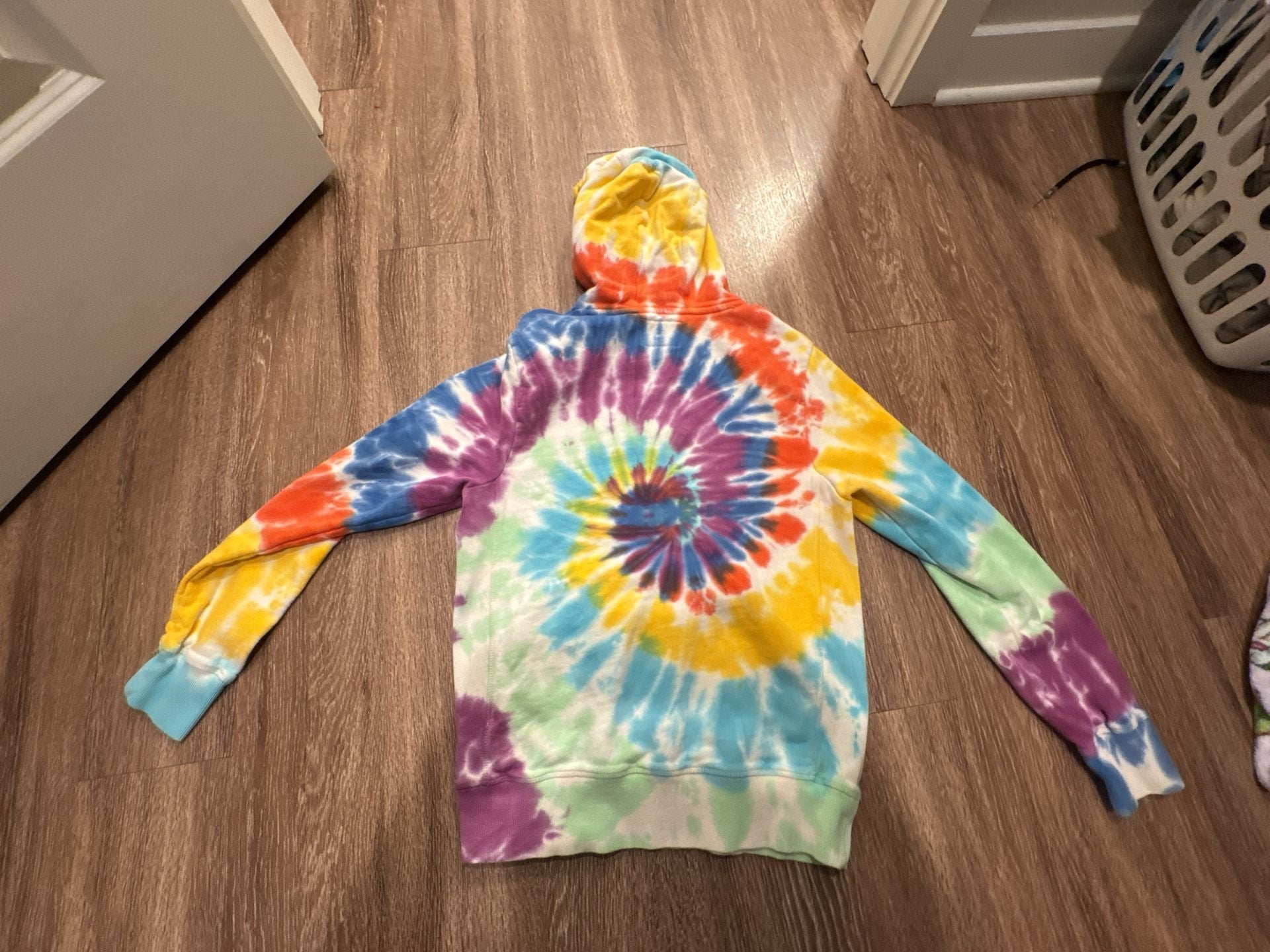 Peloton x Spiritual Gangster Pride Collection Rainbow Tie Dye Pullover Hoodie 4