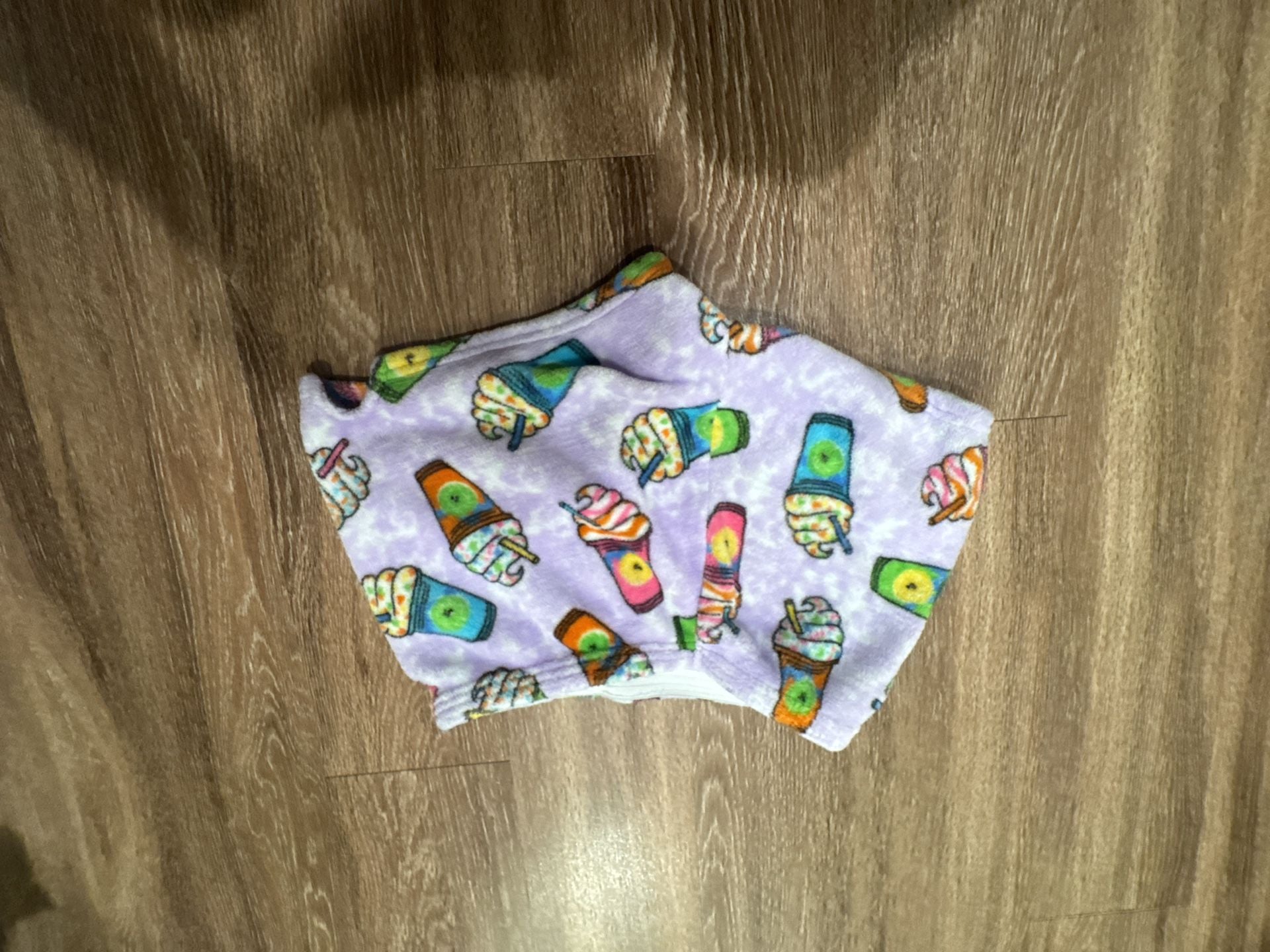 Made With Love and Kisses Fun Frappes Plush Pajama Shorts 2