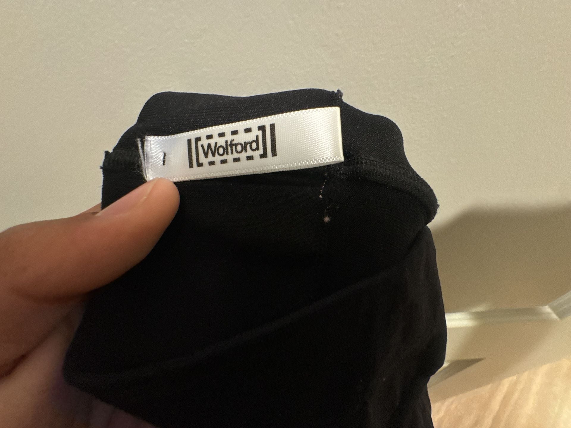 Wolford Velvet Leg Comfort Tights Black Size Medium 1