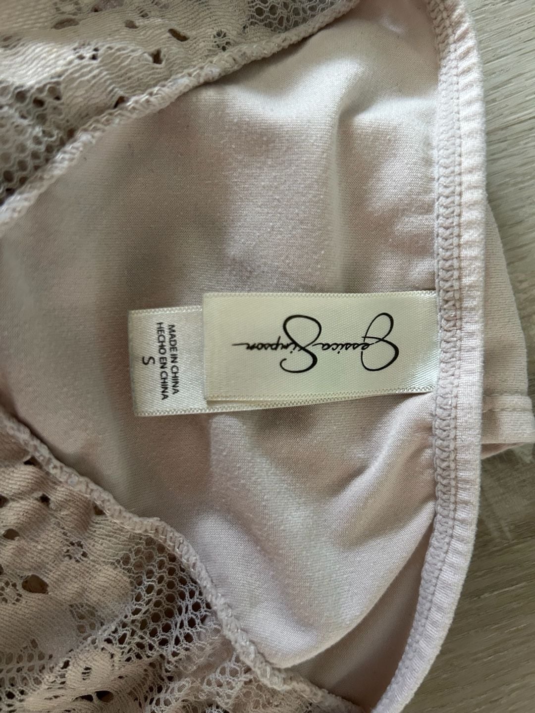 Jessica Simpson Women's 3-Pack Microfiber and Lace Bikini Panties 3