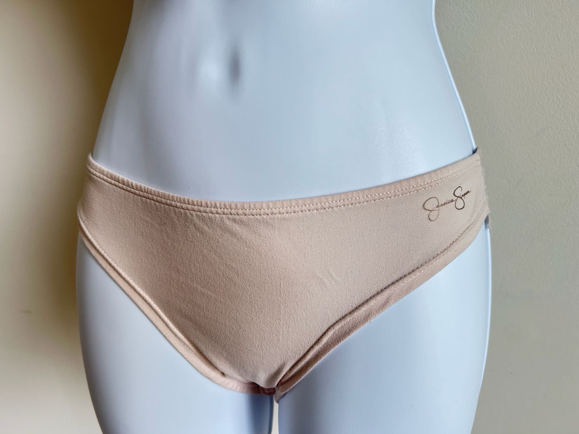 Jessica Simpson Women's 3-Pack Microfiber and Lace Bikini Panties 6