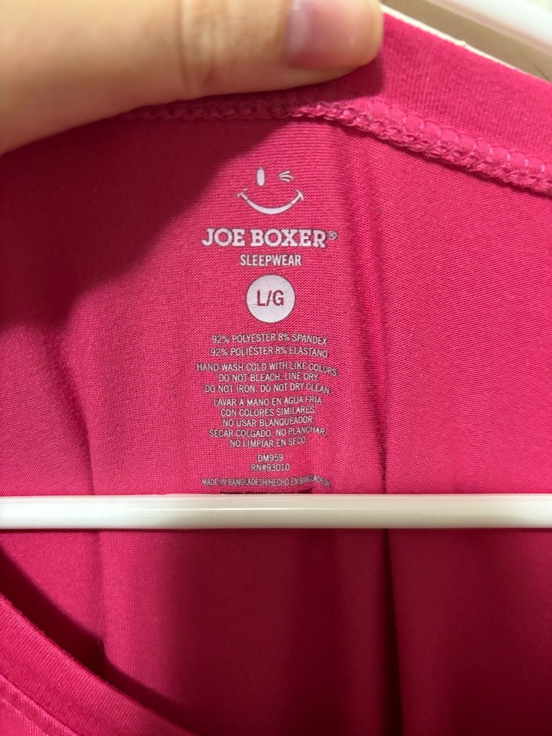 Joe Boxer Pink Smiley Winky Face Sleepwear T-Shirt Dress 2