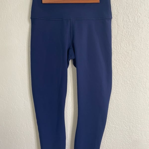Fabletics PowerHold Girls Athletic Leggings Navy
