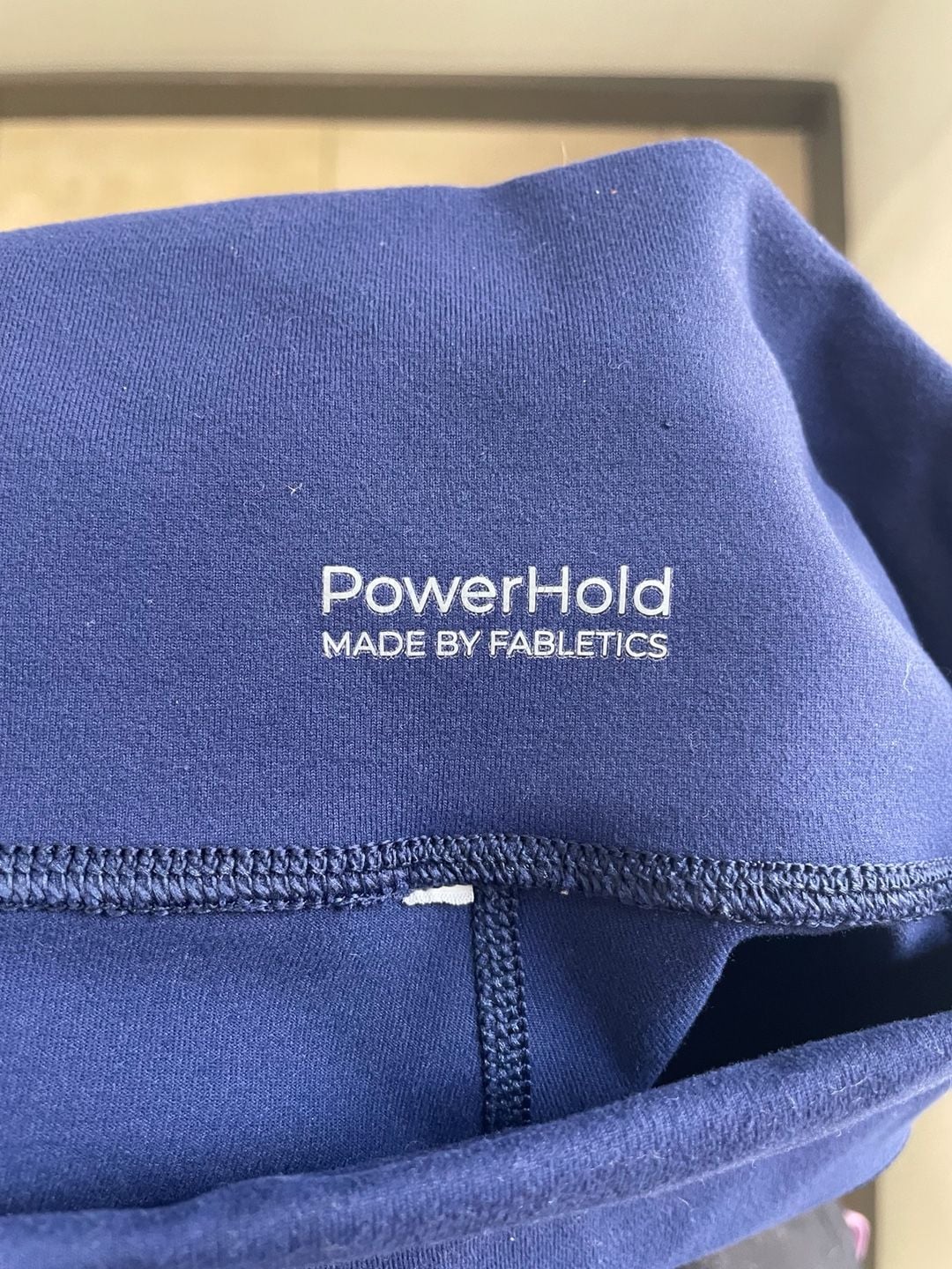 Fabletics PowerHold Girls Athletic Leggings Navy 7