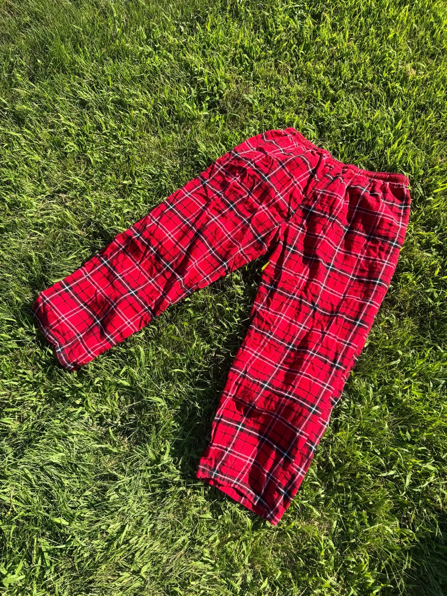 NFL Arizona Cardinals Men's Red Plaid Flannel Sleepwear Pajama Pants 6
