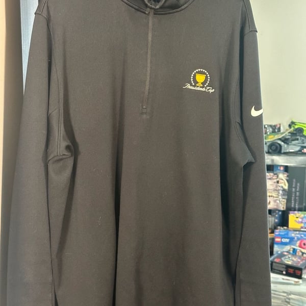 Nike Golf Presidents Cup Dri-FIT Quarter Zip Pullover Size XL