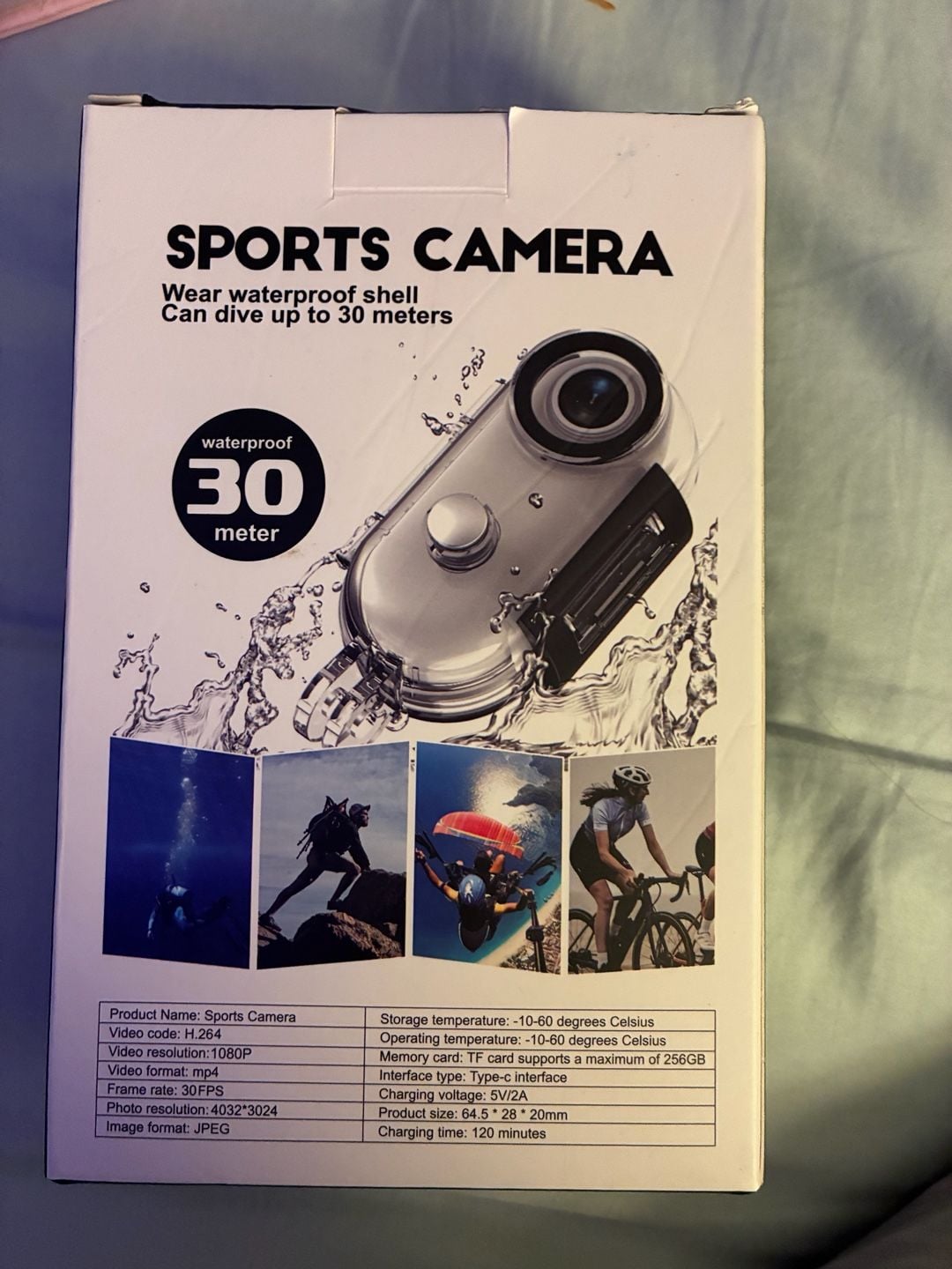 Generic 1080P WiFi H.264 Mini Sports Action Camera with Magnetic Mount and Waterproof Case 2