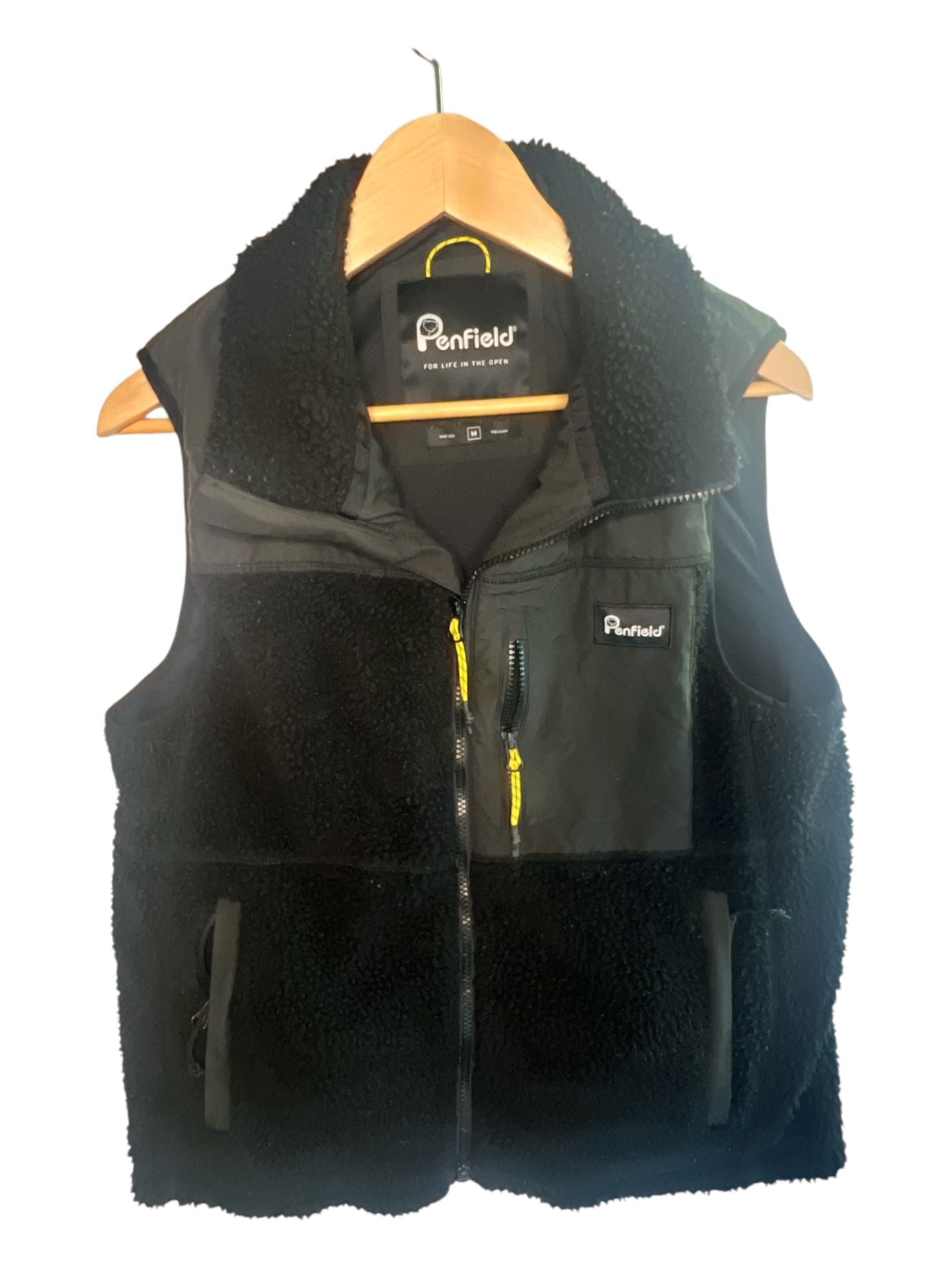 Penfield Men's Outdoor Borg Fleece Zip Gilet Vest 1