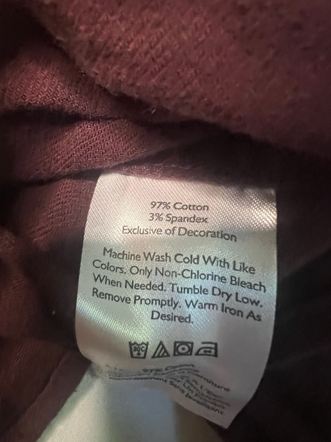 Eddie Bauer Men's Long Sleeve Button Down Shirt, Burgundy, Size TXL 3