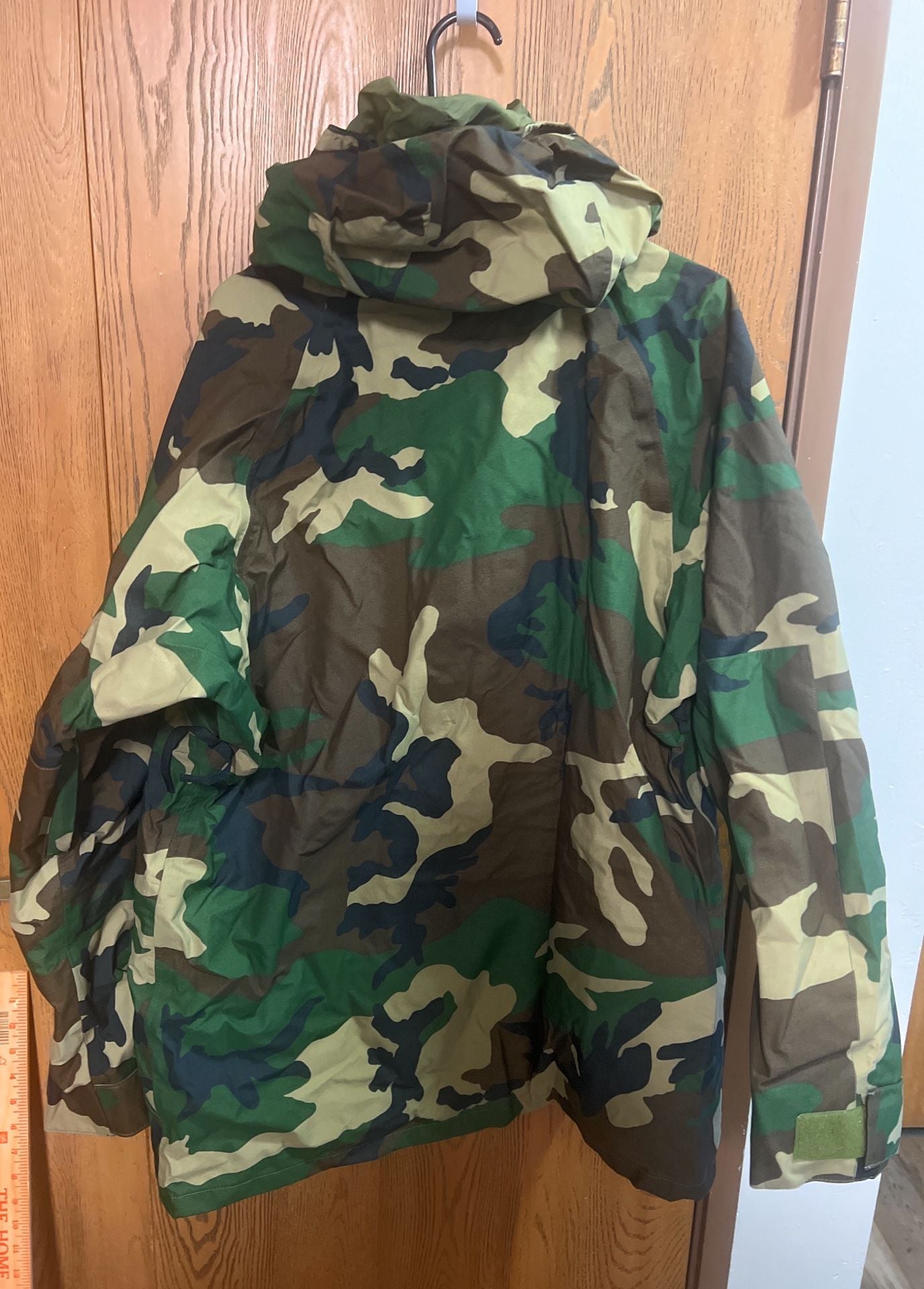 US Military ECWCS Gen 1 Gore-Tex Cold Weather Woodland Camo Parka Large Long 6