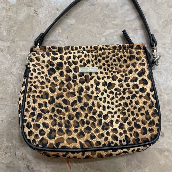 Rosetti Leopard Print Small Shoulder Bag / Wristlet
