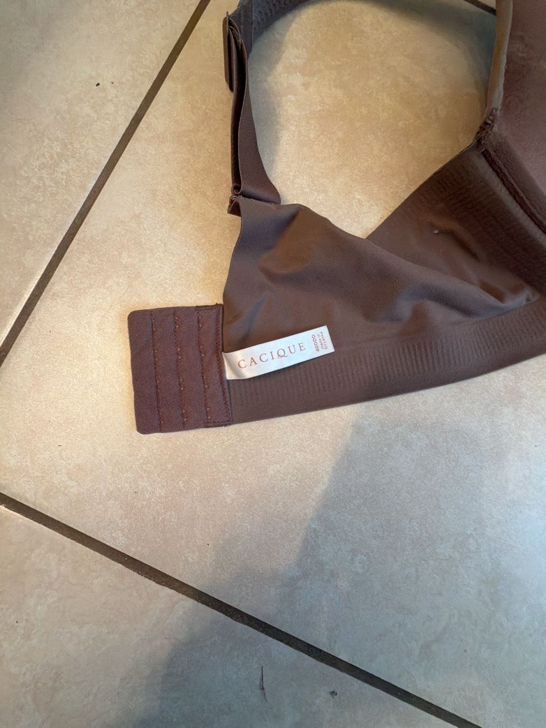 Cacique Brown Wireless Lounge Bralette Size 40DDD 1
