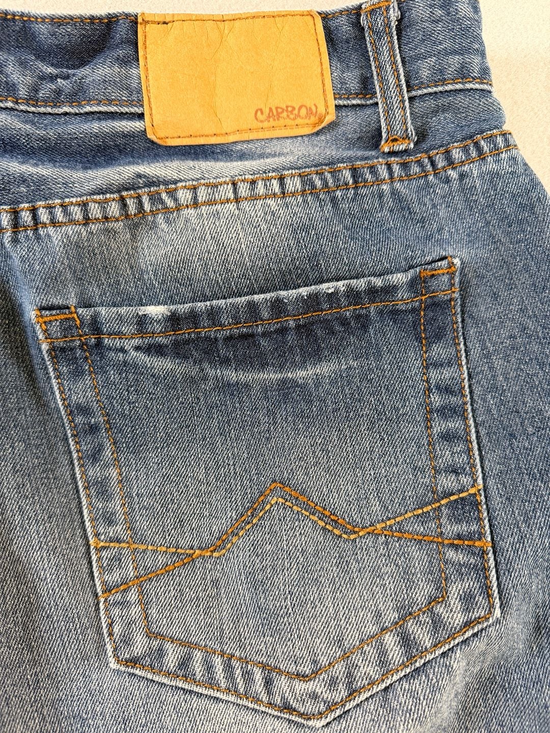 Carbon Low Rise Slim Straight Denim Jean Shorts Size 36/32 6