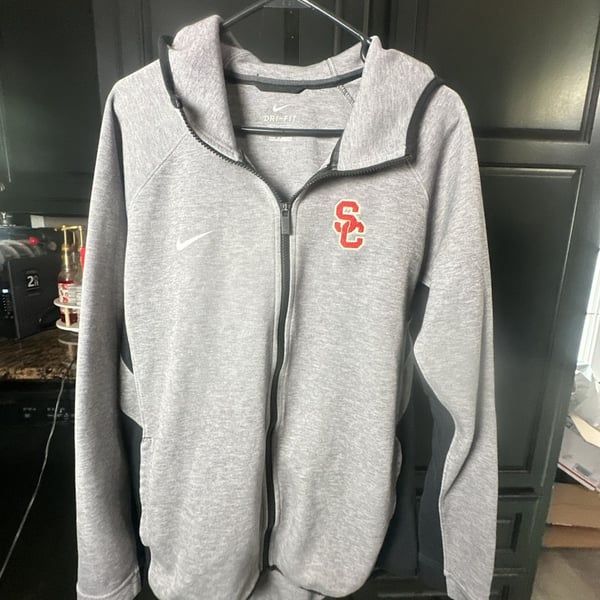 Nike USC Trojans Men's Tech Fleece Full-Zip Windrunner Hooded Jacket#769