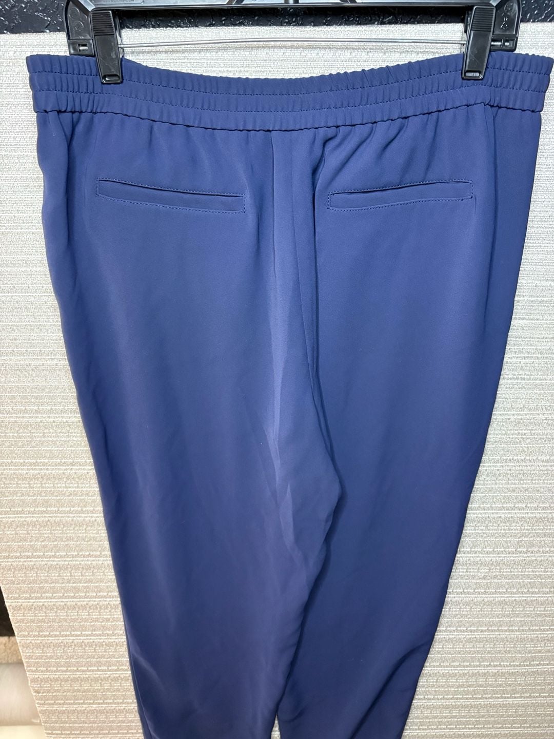 Michael Kors Women's Elastic Waist Drawstring Jogger Pants in Navy 4