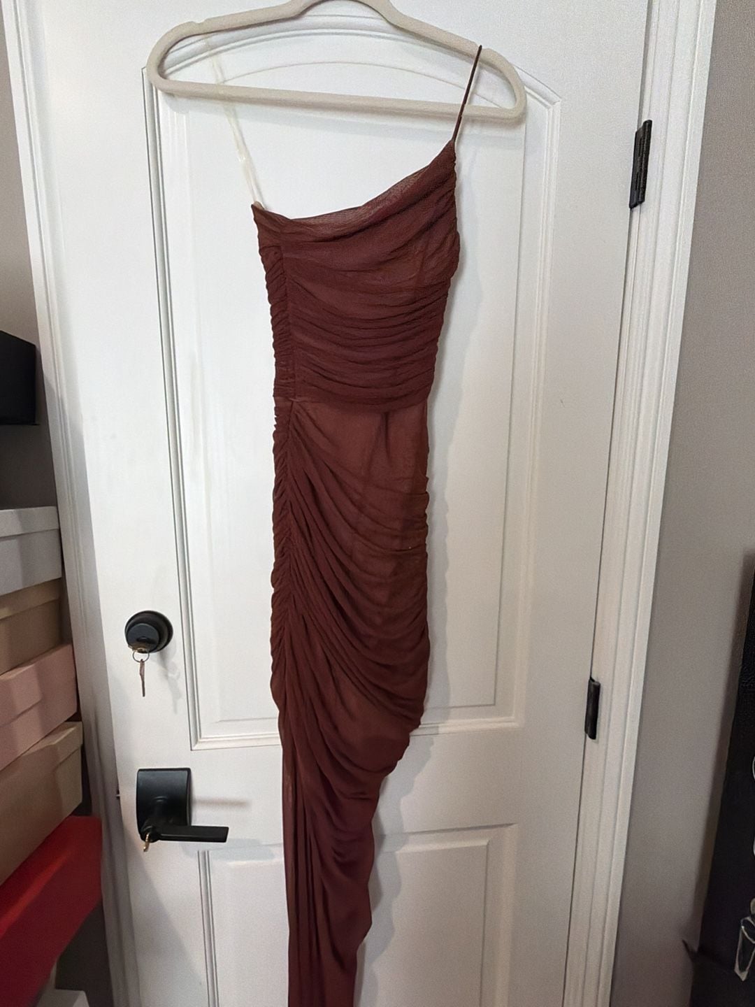 Nookie Mecca Gown in Chocolate Mesh
3 3