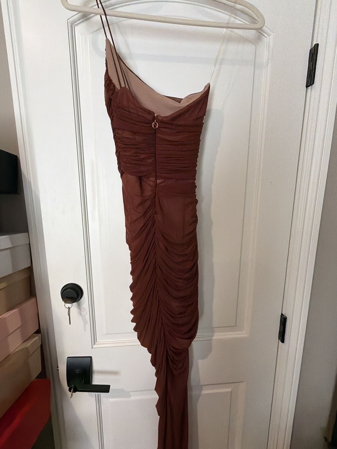 Nookie Mecca Gown in Chocolate Mesh
3 6