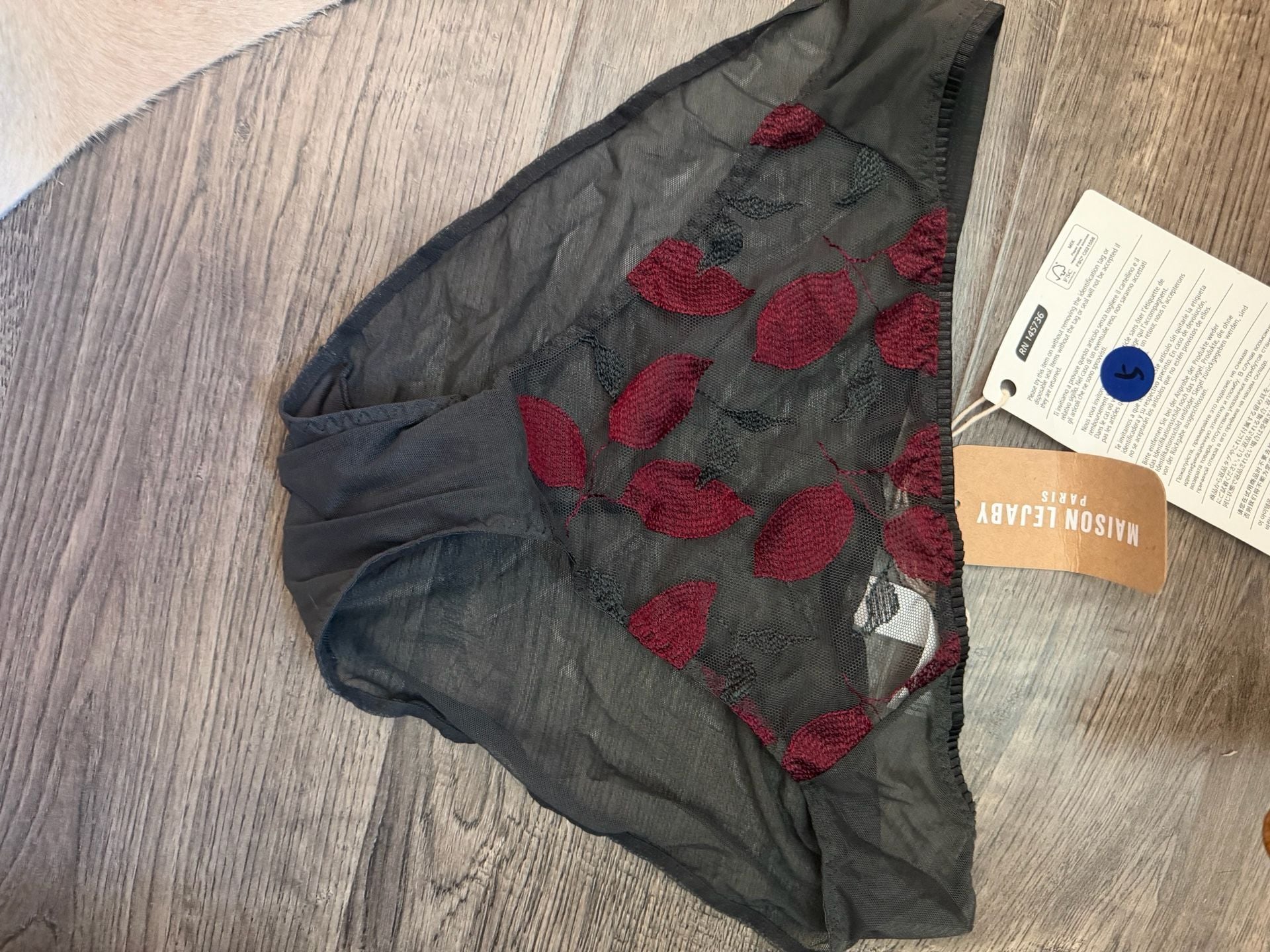 Maison Lejaby Valse Embroidered Mesh Panties 3