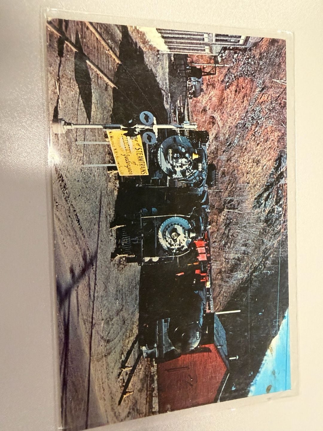 Vintage Steamtown U.S.A. Bellows Vermont Locomotive Postcard by Richard T 1
