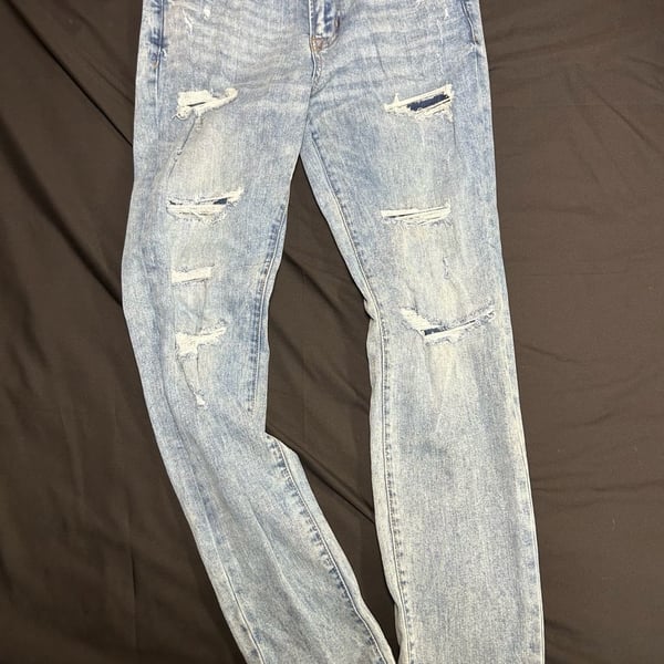 Aeropostale Men's Distressed Skinny Jeans Size 32x32