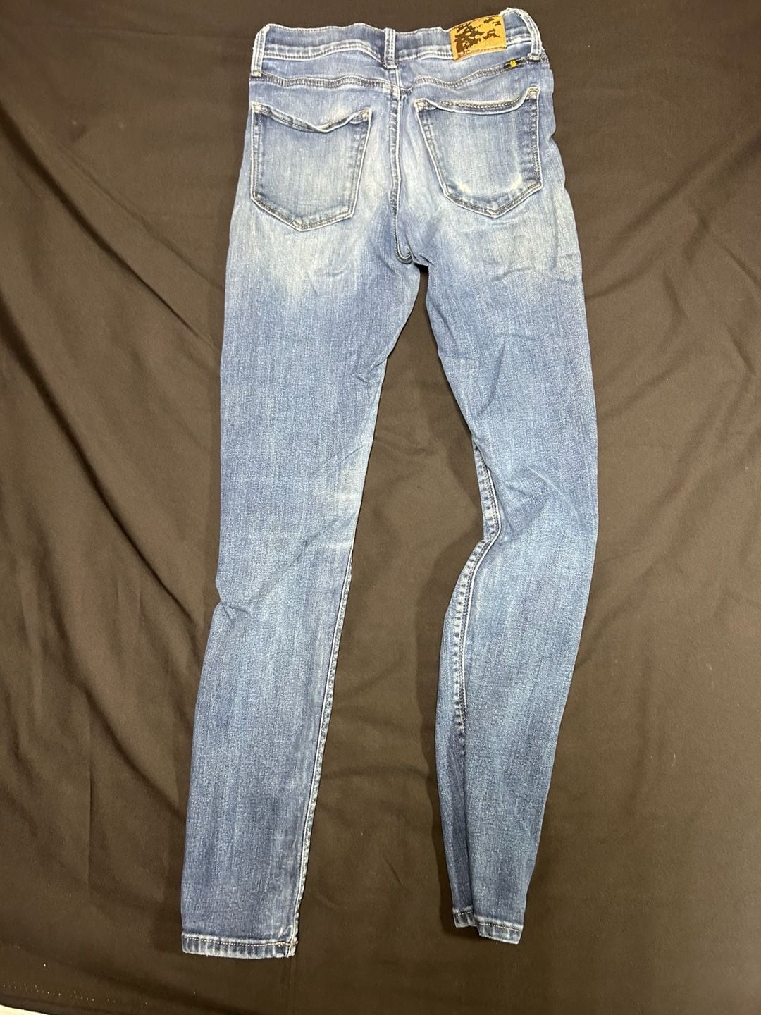Lucky Brand Brooke Legging Jeans Size 00/24 Distressed Blue Denim 5