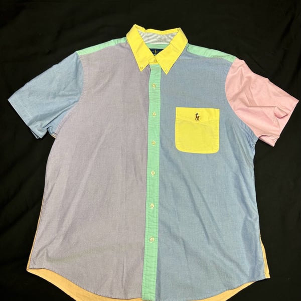 Polo Ralph Lauren Classic Fit Multicolor Oxford Fun Short-Sleeve Shirt