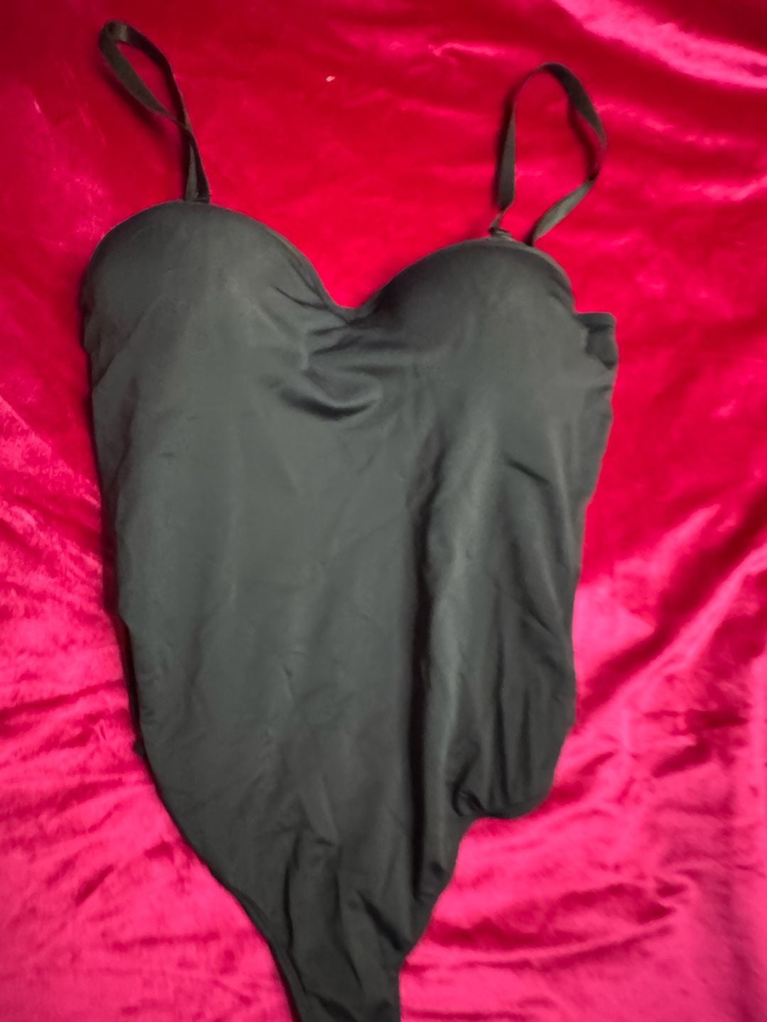 Fashion Nova Taylor Sweetheart Padded U-Wire Sleeveless Bodysuit - Black 7