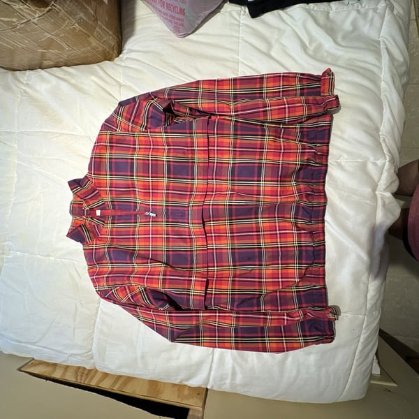 Petite Small LizGolf Women's Plaid Lightweight Half-Zip Windbreaker Jacket