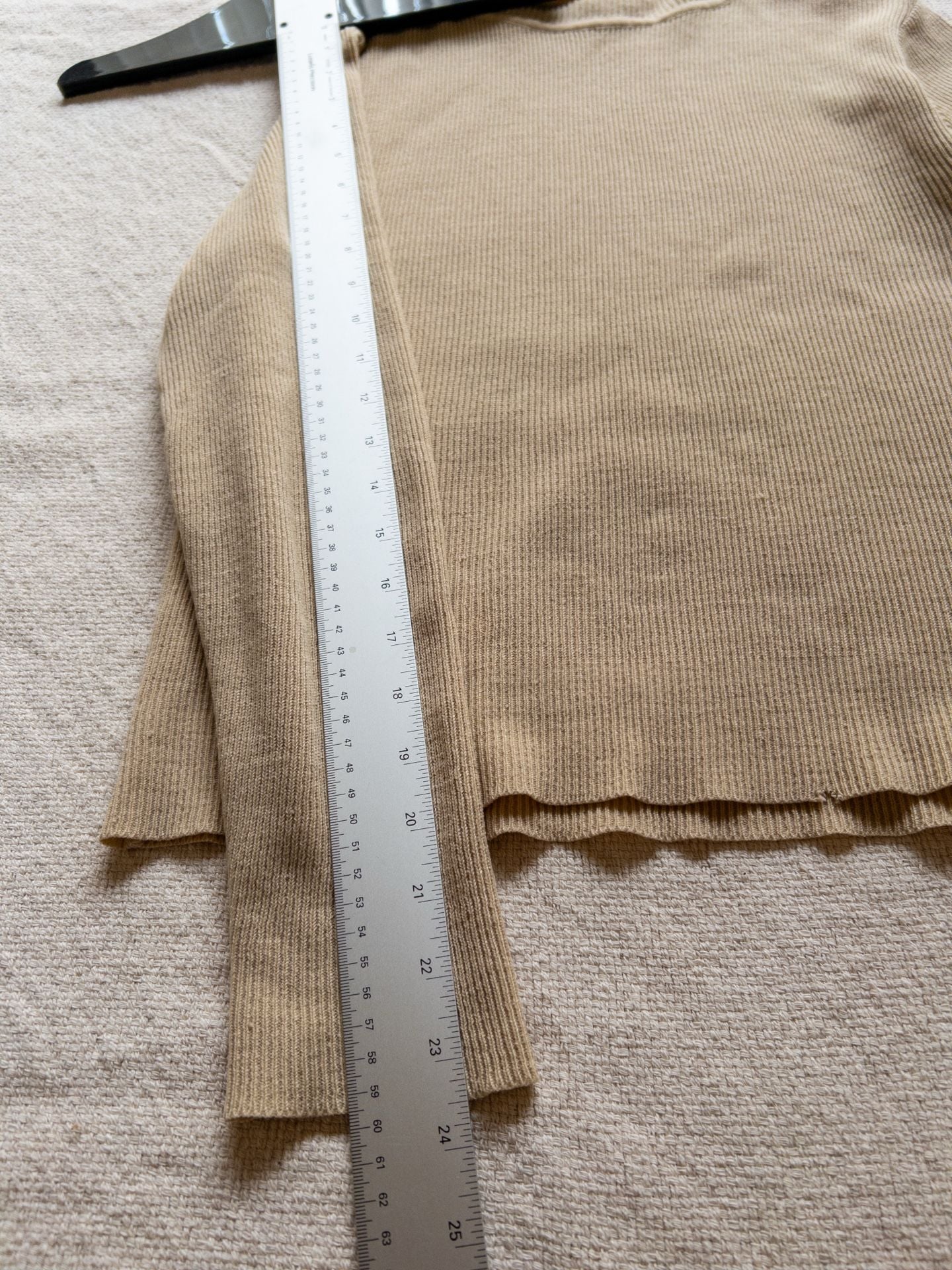 Vintage 1970s Beige Ribbed Knit Turtleneck Sweater 100 Acrylic Super Soft Cozy Fall Staple Small 10