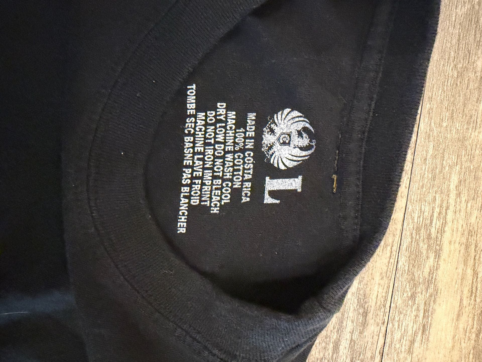 Imperial Cerveza Costa Rica Pura Vida Graphic Black T-Shirt 2