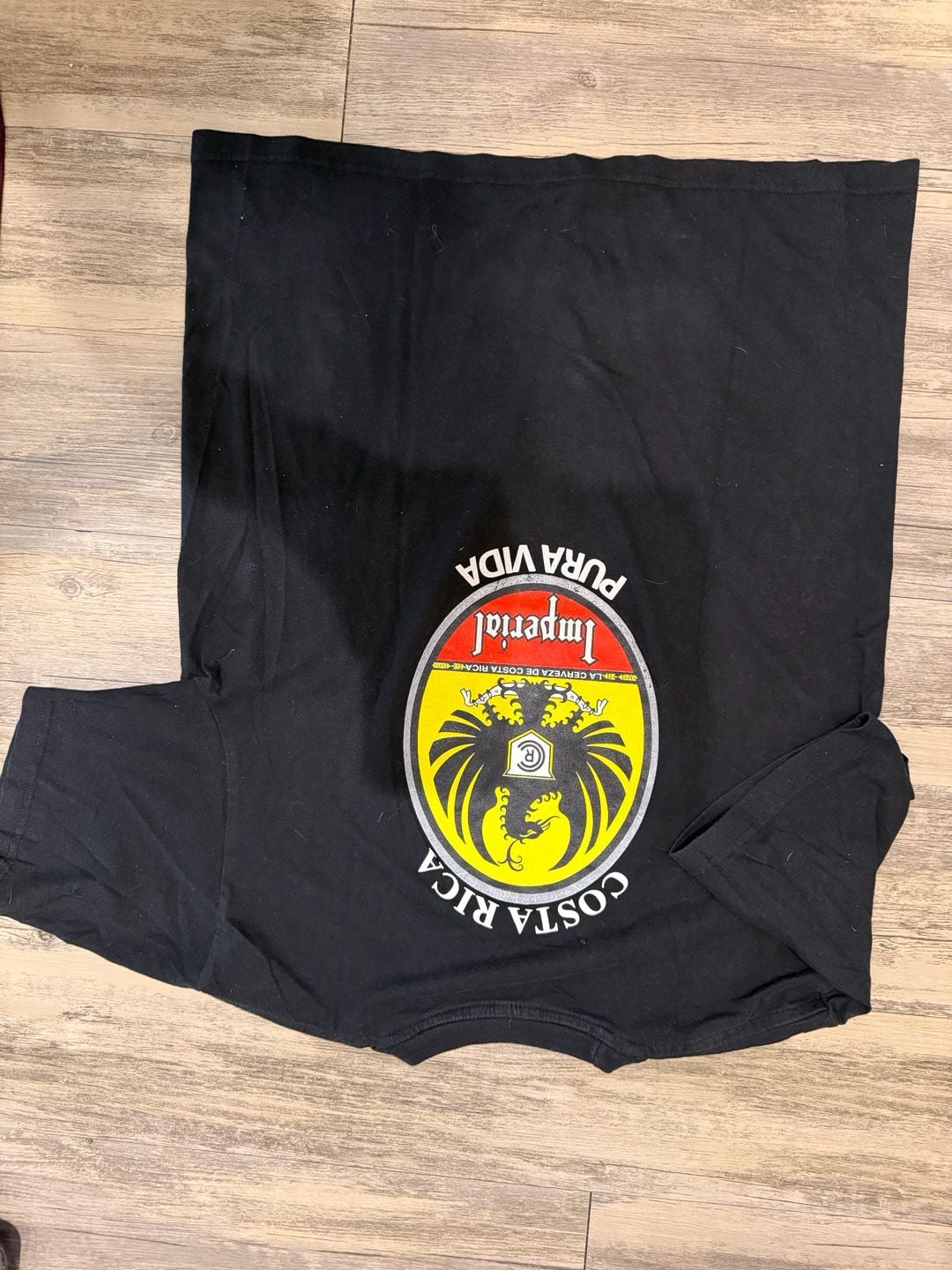 Imperial Cerveza Costa Rica Pura Vida Graphic Black T-Shirt 3