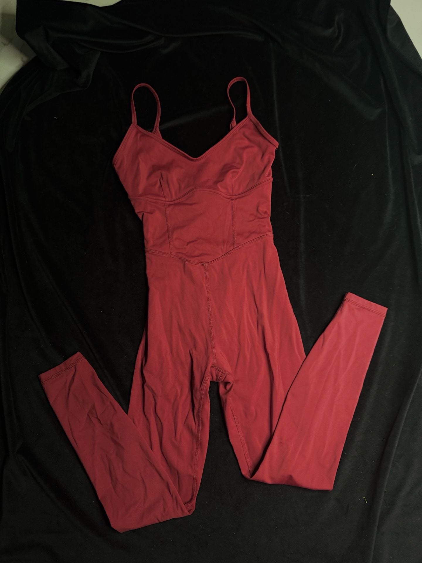 JoyLab Sleeveless Full Length Corset Bodysuit Jumpsuit 2