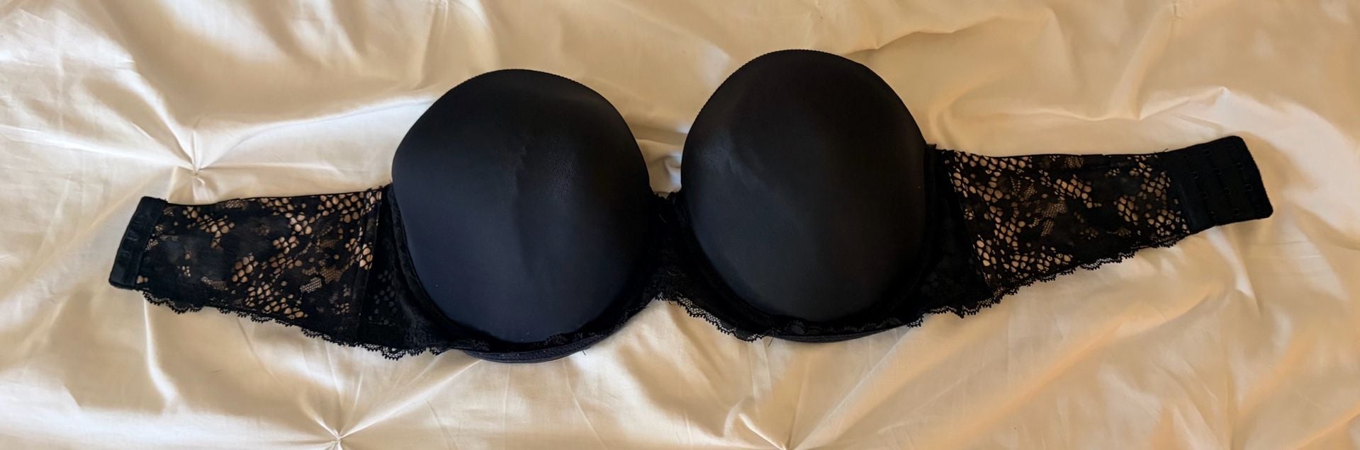 Strapless Bra with Lace Sides Adore Me Size 36G #107 1