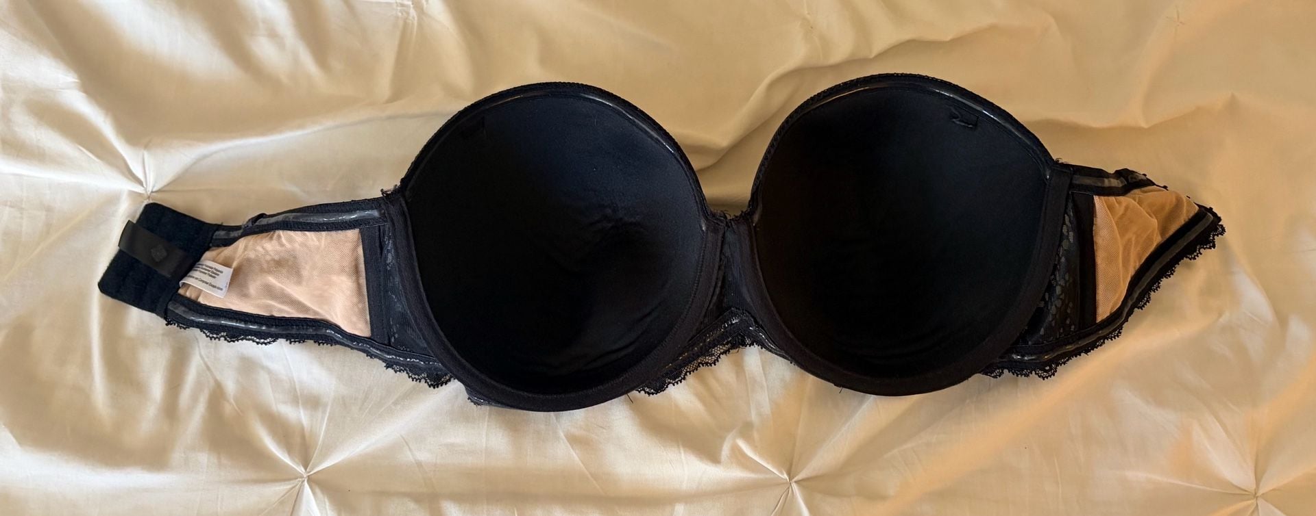 Strapless Bra with Lace Sides Adore Me Size 36G #107 2