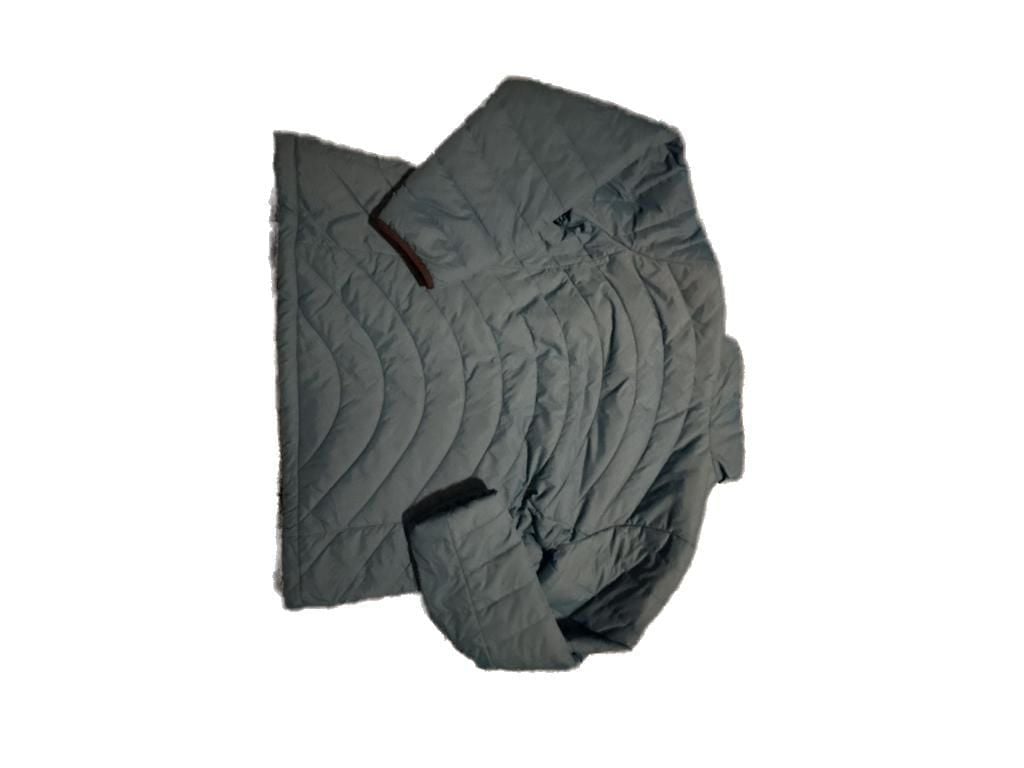 Lands’ End women’s blue quilted insulated puffer jacket in size Large 14–16 7