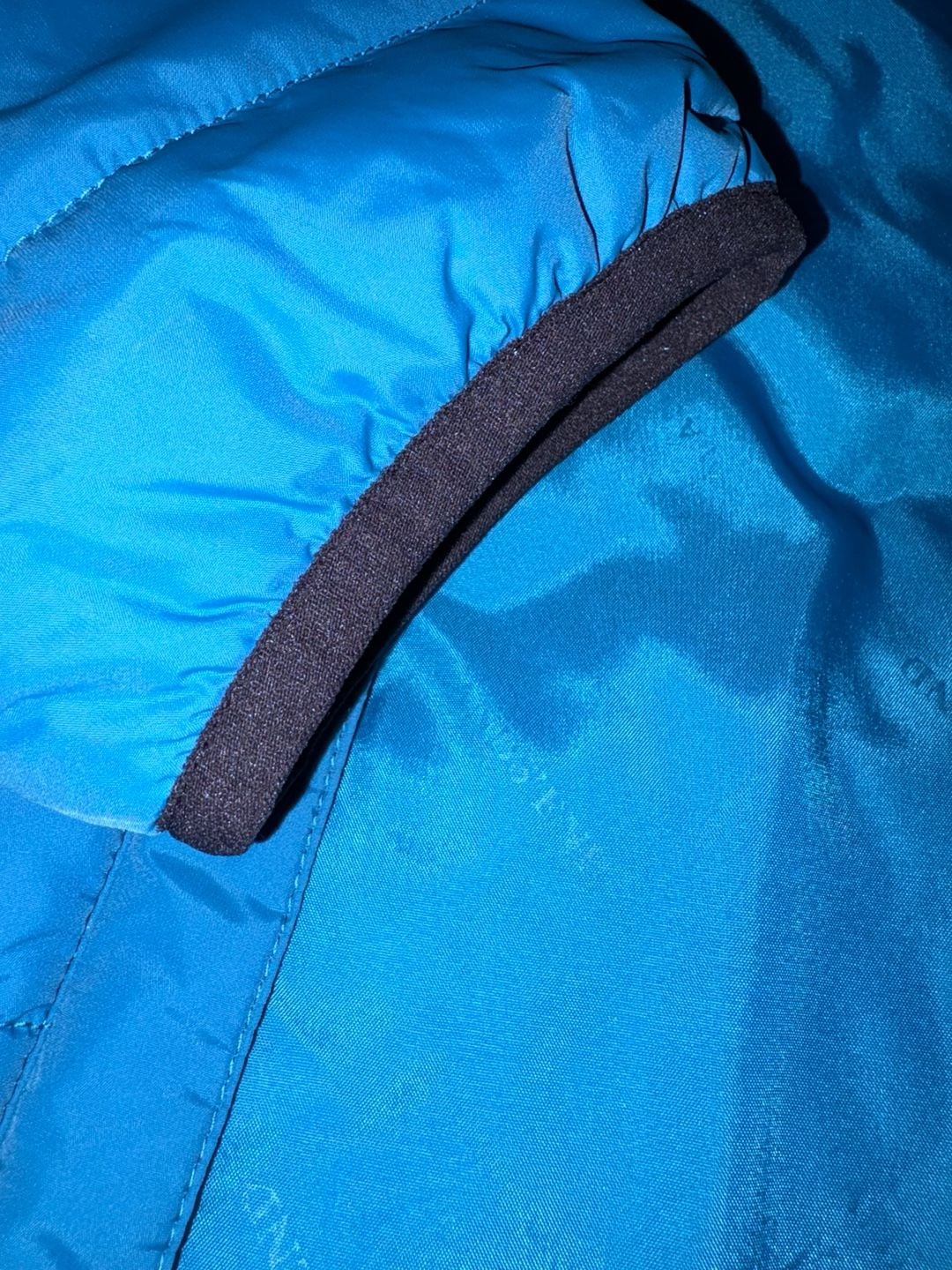Lands’ End women’s blue quilted insulated puffer jacket in size Large 14–16 11