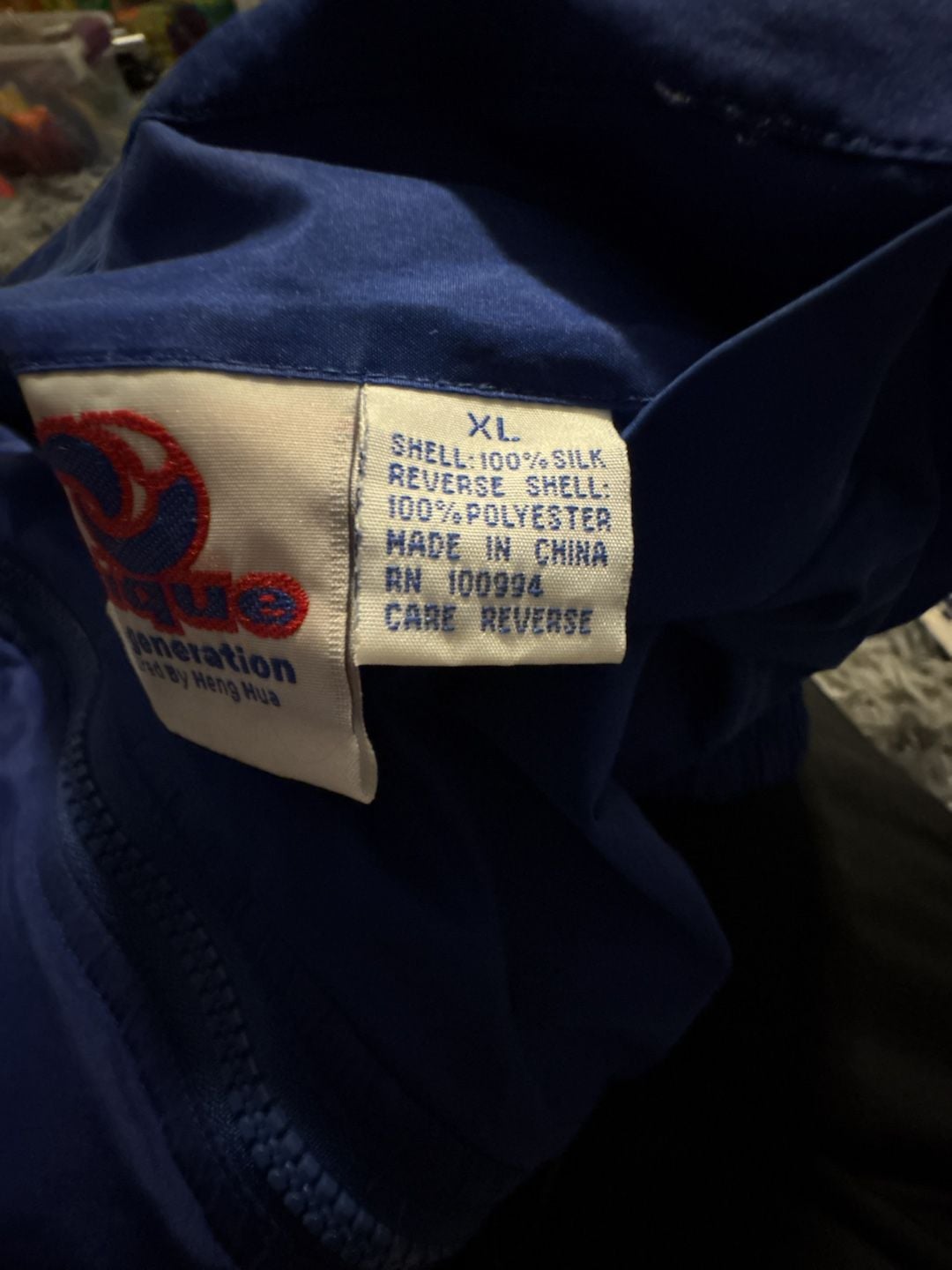 Vintage 90s New England Patriots Reversible Jacket XL NFL Red Blue Hooded 13