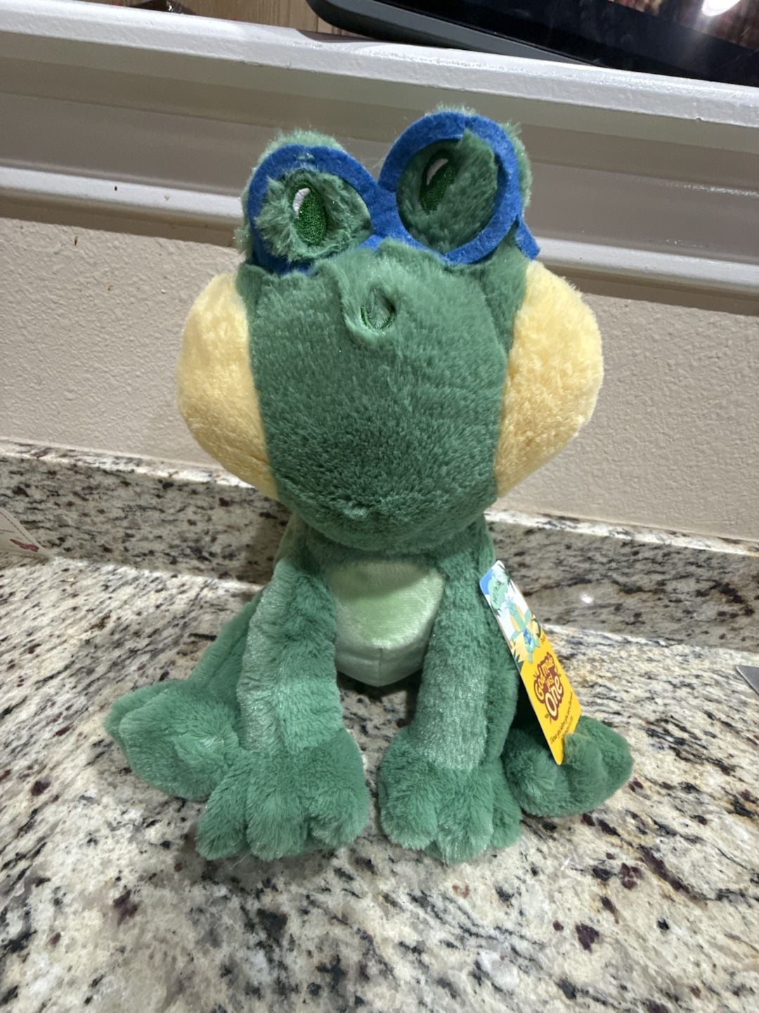 DaySpring Sawyer the Frog God Made Just One Plush 1