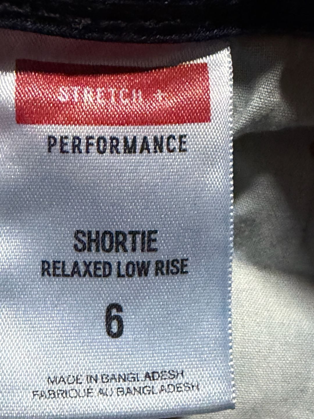 Express Stretch Performance Shortie Relaxed Low Rise Denim Shorts 3
