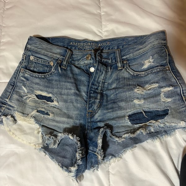 American Eagle Outfitters Vintage Hi-Rise Festival Denim Shorts
