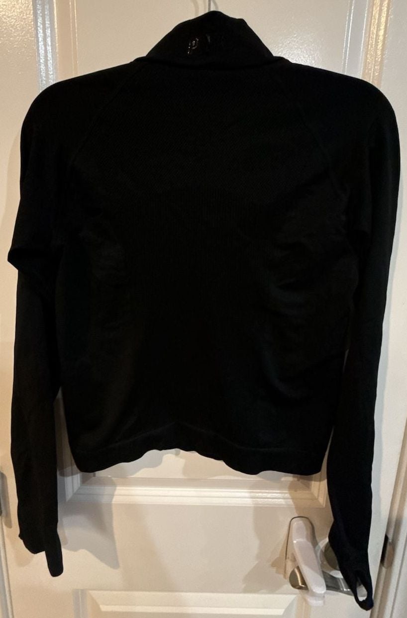 VS PINK Active Seamless Quarter-Zip Pullover with Thumbholes 3