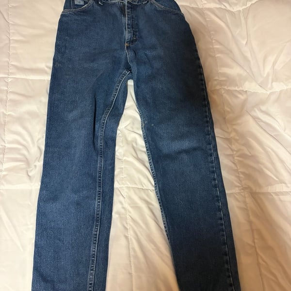 Wrangler For Women High Rise Vintage Blue Jeans 8x32