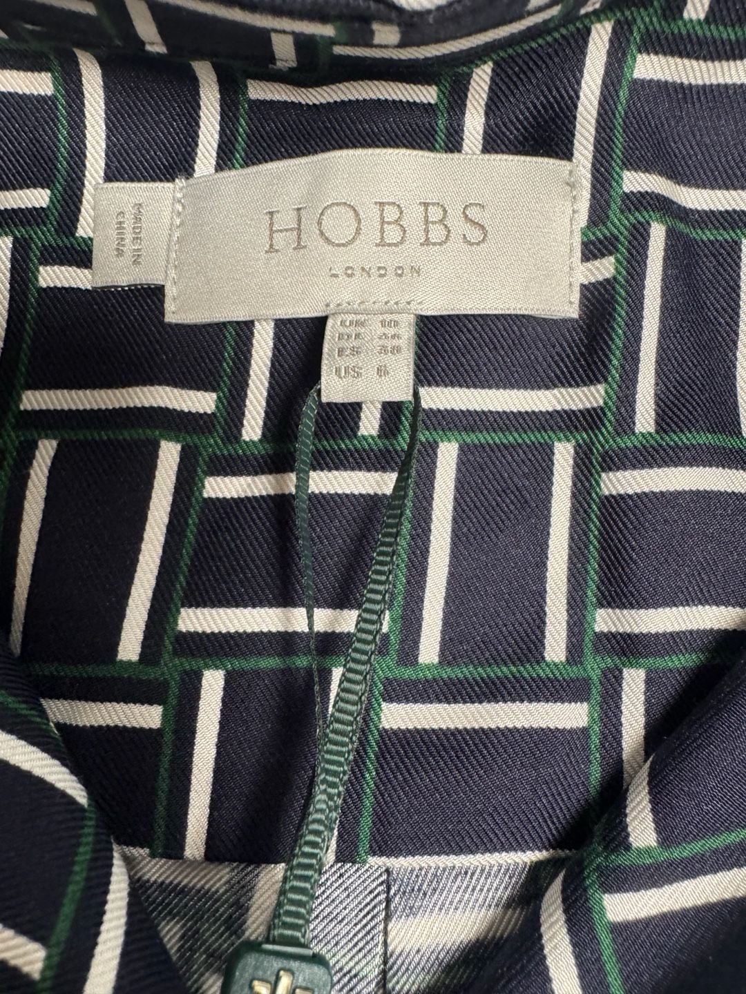 Hobbs London Aubery Geometric Print Shirt Dress 4