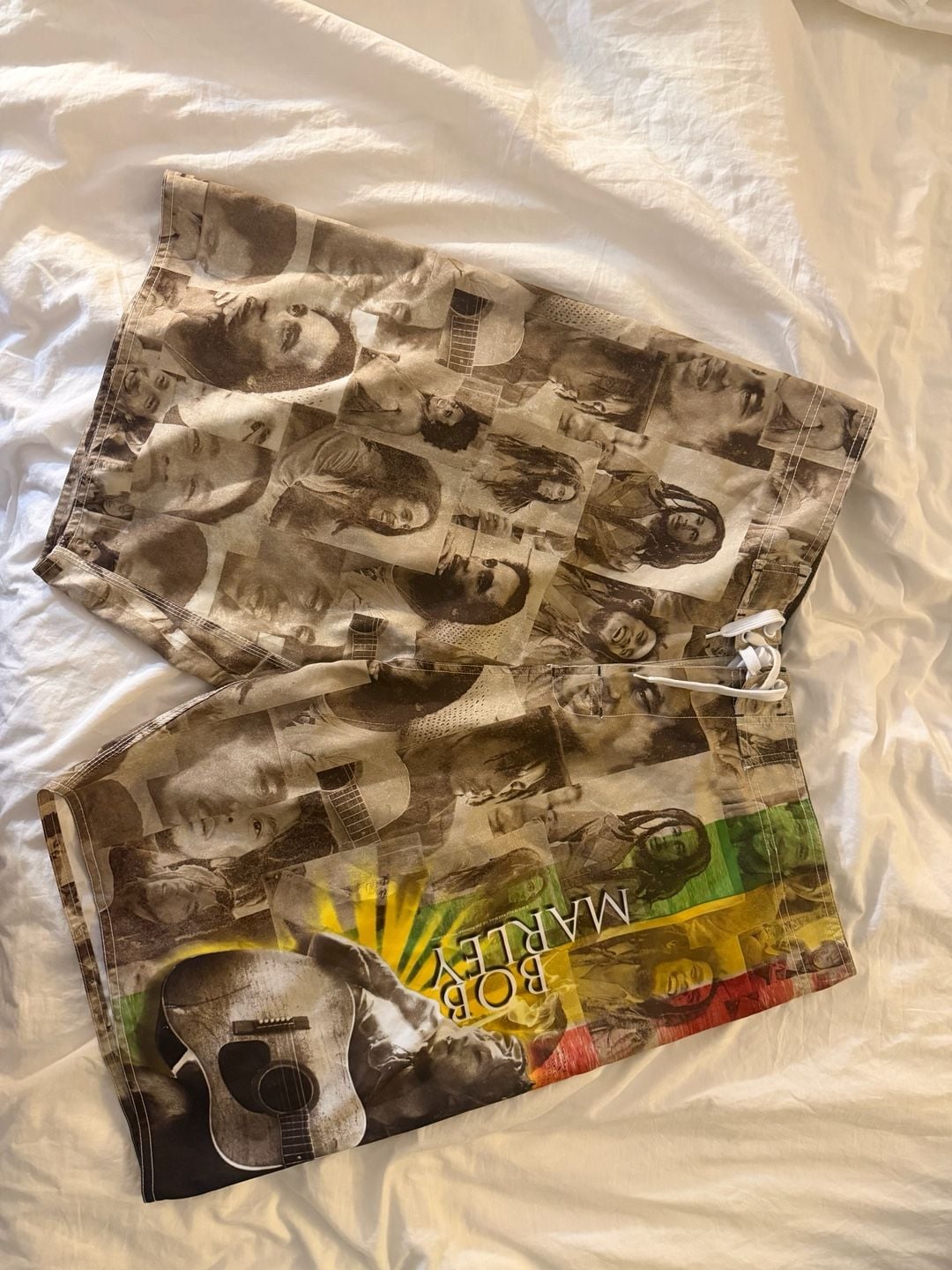 Bob Marley Zion Rootswear Official Licensed Photo Print Board Shorts 1